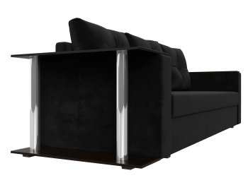 Диван прямой Атланта со столом слева, велюр