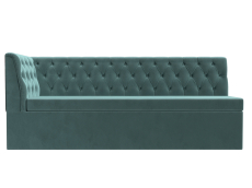 Диваны угловые кухонные, Диван кухонный Маркиз с углом слева, велюр