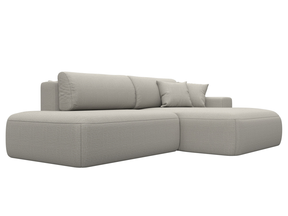 Диваны угловые в гостиную, Диван угловой Лига-036 НПБ Модерн правый угол, рогожка Амур