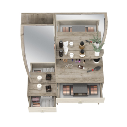 Трюмо в спальню с большими зеркалами Сицилия 4-25102