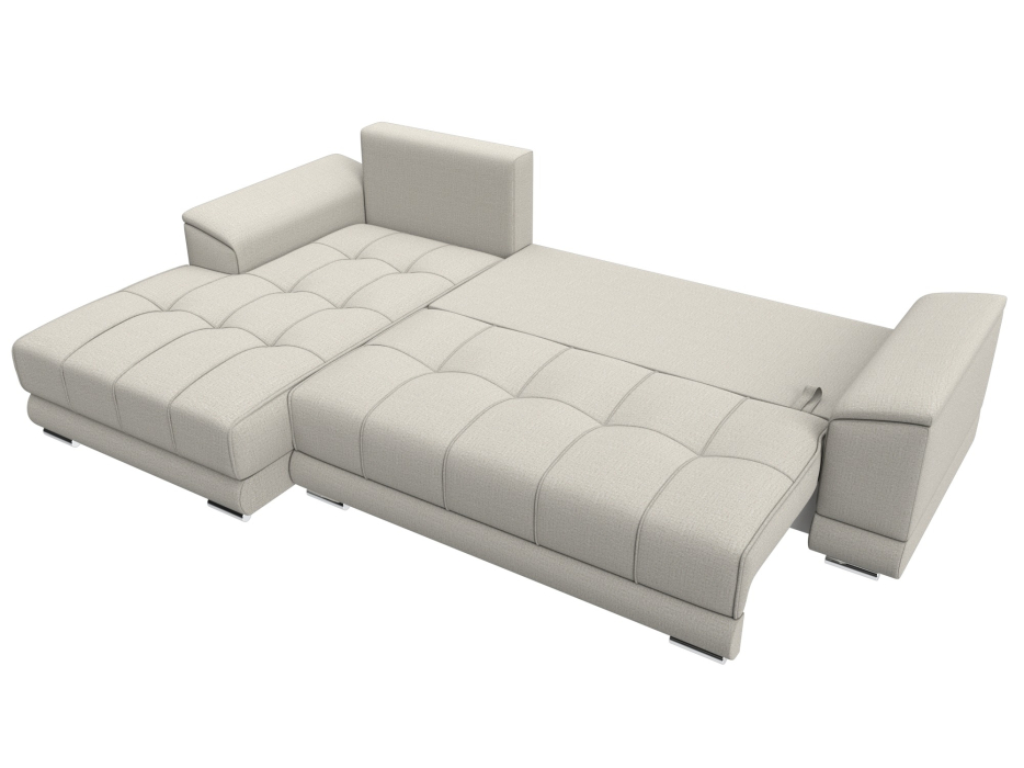 Диваны угловые в гостиную, Диван угловой НордСтар левый угол, рогожка Амур