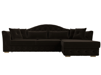 Диван угловой Артис правый угол, микровельвет