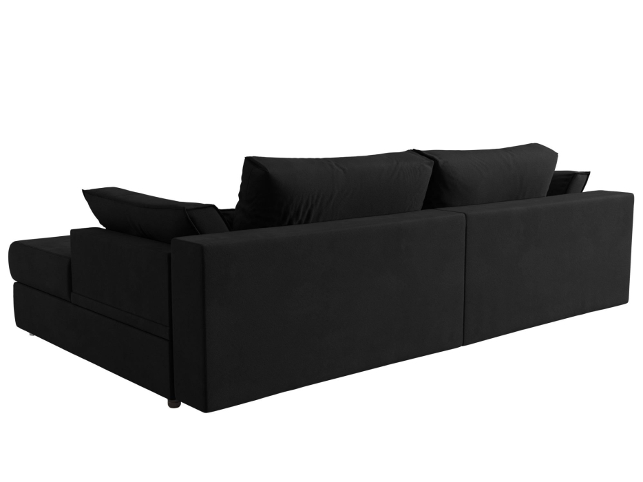 Диваны угловые в гостиную, Угловой диван Пекин угол правый, микровельвет