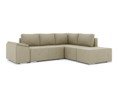 Диваны угловые в гостиную, Диван-кровать угловой Хавьер  ПБ еврокнижка, велюр