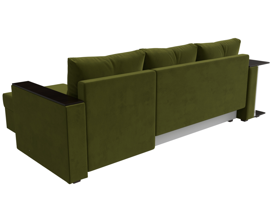 Диваны угловые в гостиную, Угловой диван Атланта правый угол, микровельвет