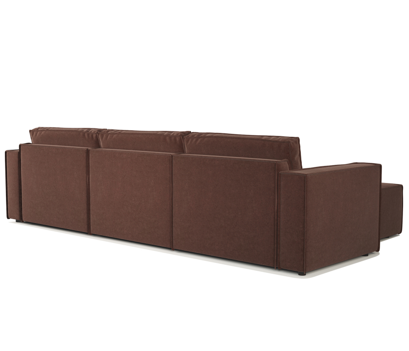 Диваны угловые в гостиную, Диван модульный Шарм 25 327х170х70 см, левый, велюр