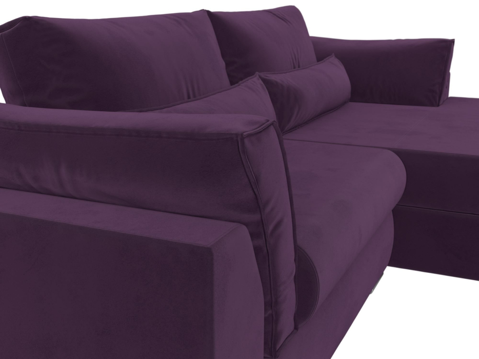 Диваны угловые в гостиную, Угловой диван Пекин угол правый, велюр