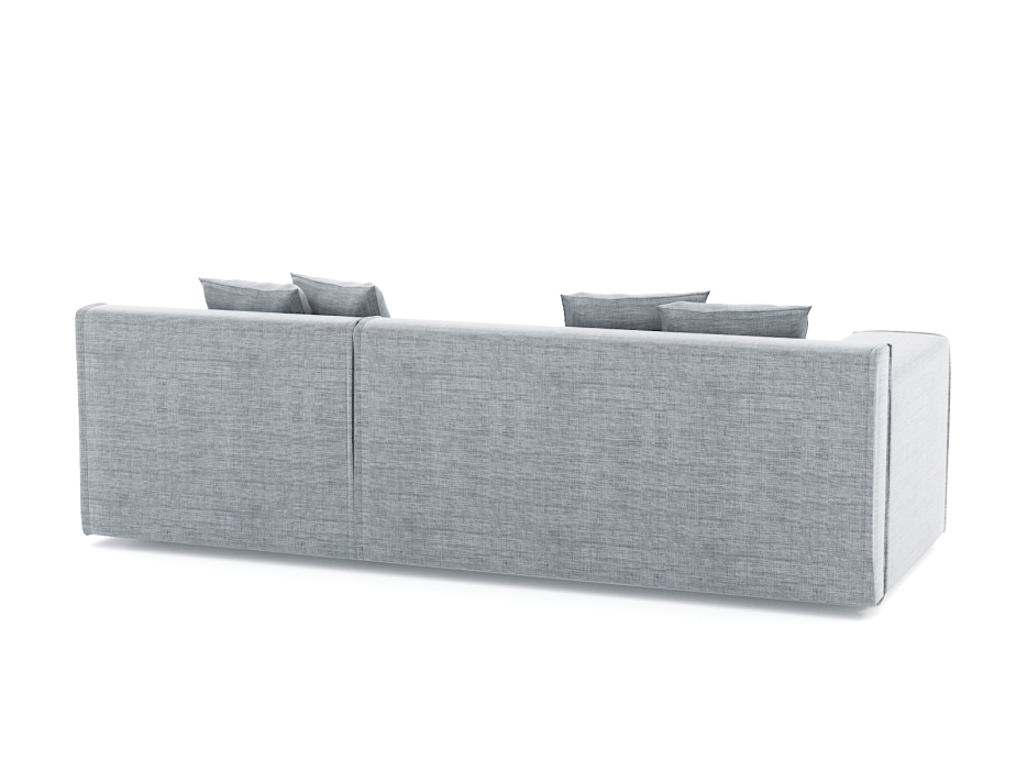 Диваны угловые в гостиную, Диван угловой Чикаго без механизма, рогожка