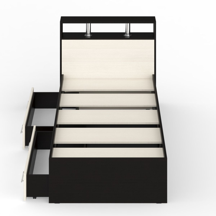 Кровати, Односпальная кровать с ящиками Камелия 900