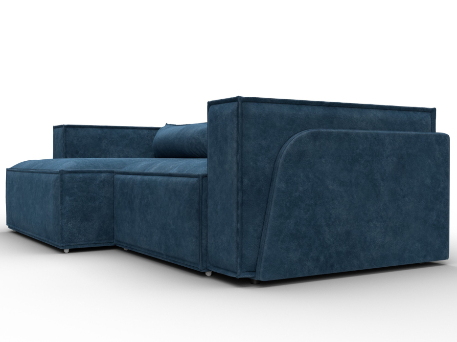 Диваны угловые в гостиную, Диван угловой Лига-061 угол левый, велюр BRUT