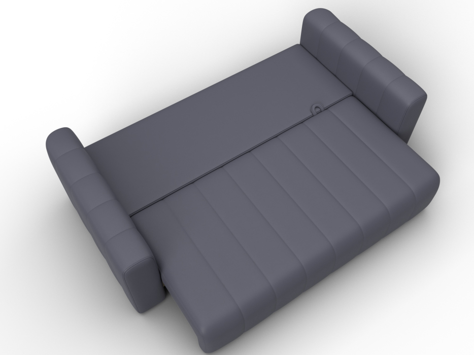 Диваны с ящиком для белья, Диван прямой Лига-062 НПБ, Экокожа GRIFON