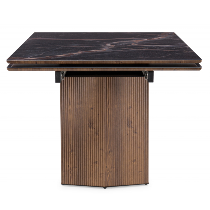 Обеденные столы, Стеклянный стол Монерон 200(260)х100х77