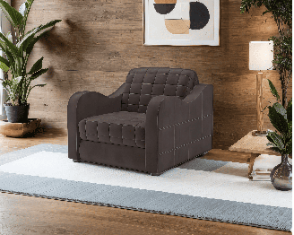 Кресло-кровать аккордеон Барон №4 НПБ Микровелюр