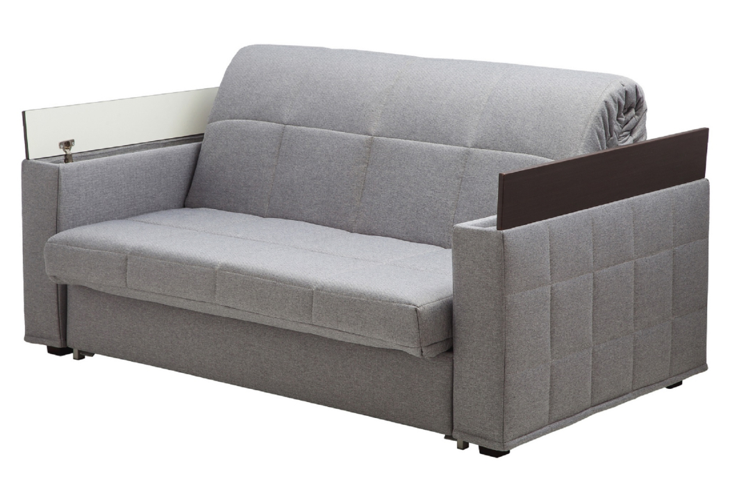 Диваны с ящиком для белья, Диван-кровать Аккордеон Классик 140 см Шерлок, рогожка