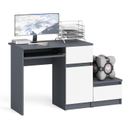 Прямые компьютерные столы, Компьютерный стол МС-1 правый с тумбой Мори