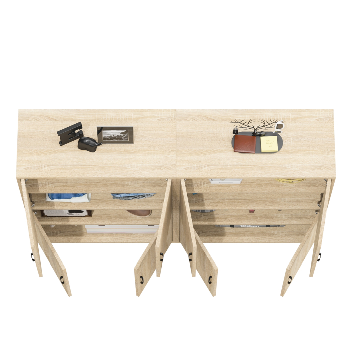 Комоды, Две тумбы-комода четыре распашных дверки РВК 126-804