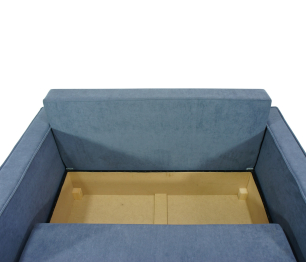 Диван-кровать еврокнижка Лофт, 140, велюр