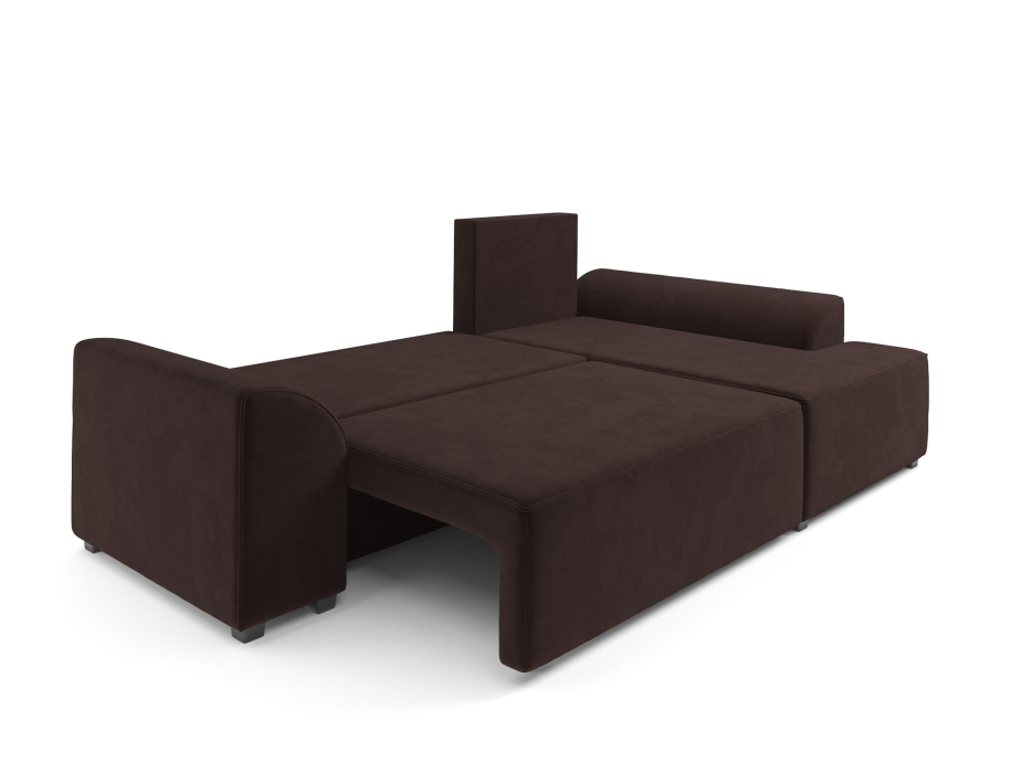 Диваны угловые в гостиную, Угловой диван Анхель правый угол, велюр