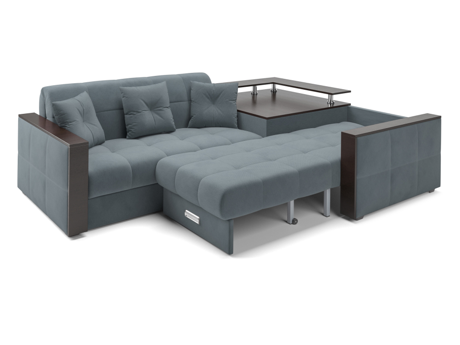 Диваны угловые в гостиную, Диван угловой Прага (Велюр)