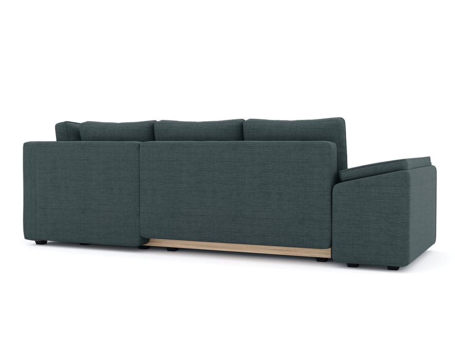 Диваны угловые в гостиную, Диван-кровать угловой Хавьер  ПБ еврокнижка, рогожка Люкс