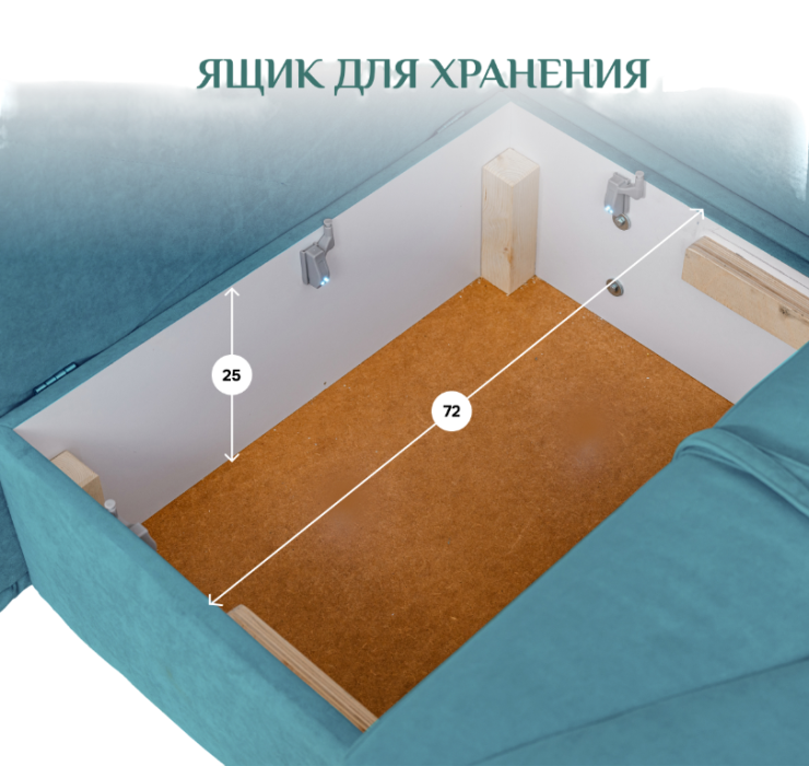 Детские диваны, Диван 1010, правый угол