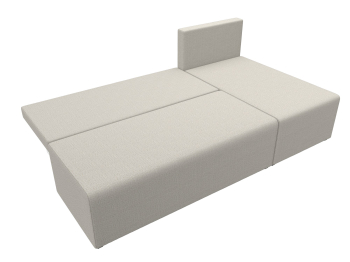 Диван угловой Поло правый угол, рогожка Амур