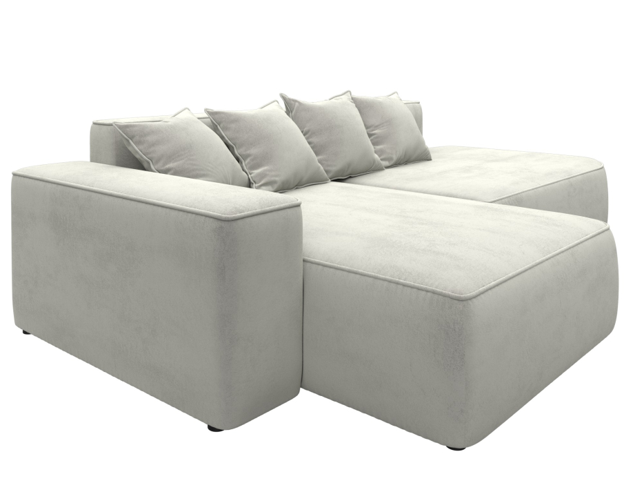 Диваны угловые в гостиную, Диван угловой Лига-065 угол левый, велюр TOWER