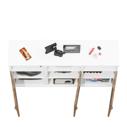 Три тумбы с нишами и дверками Лидер-8 МД 3-19.