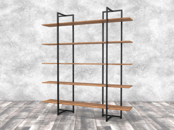 Стеллаж Айсберг Лофт Теон Черный