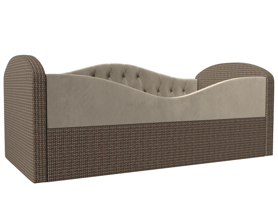 Кровати одноярусные, Детская кровать Сказка Люкс, микровельвет