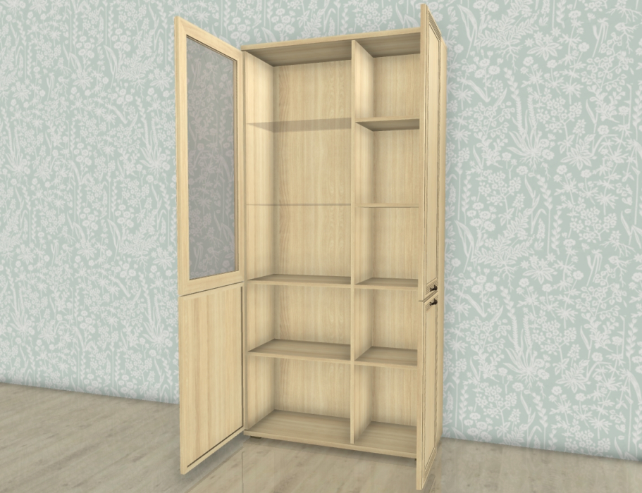 Шкафы двухстворчатые, Модульная система Карина Шкаф ШК-1072