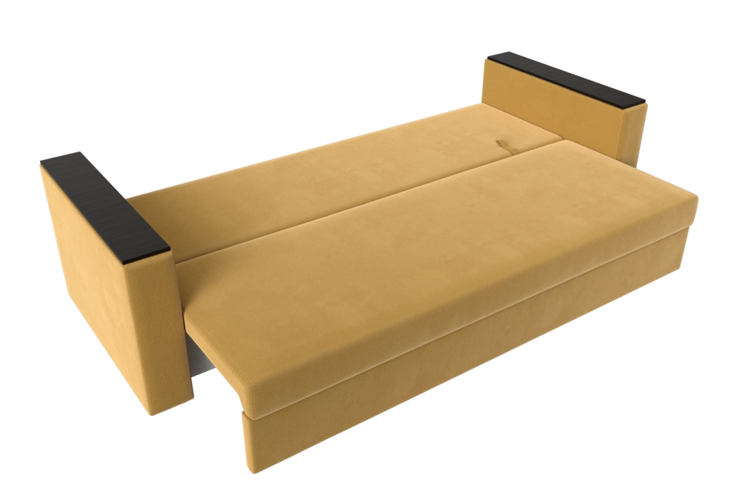 Диваны еврокнижки, Диван прямой Атланта без стола, микровельвет