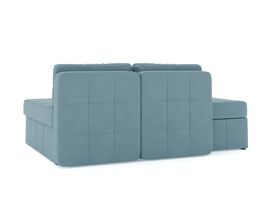 Диваны угловые в гостиную, Диван-кровать угловой Оливер Люкс еврокнижка-трансформер, велюр