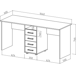 Письменный стол Остин-8