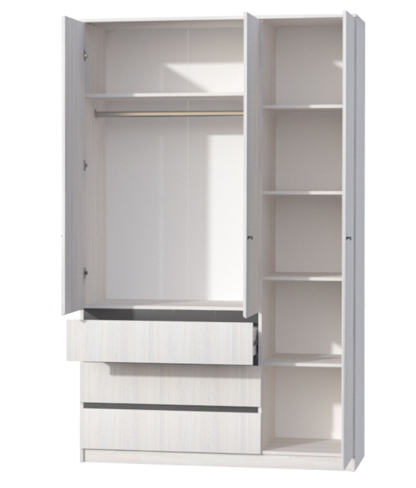 В спальню, Шкаф 3х ств. (высокий) КЭТ-1