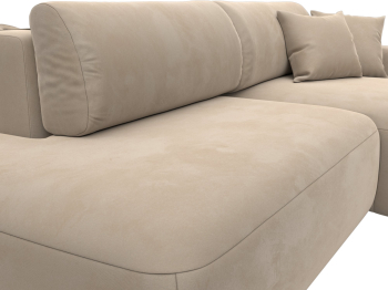 Диван угловой Лига-036 Модерн правый угол, велюр