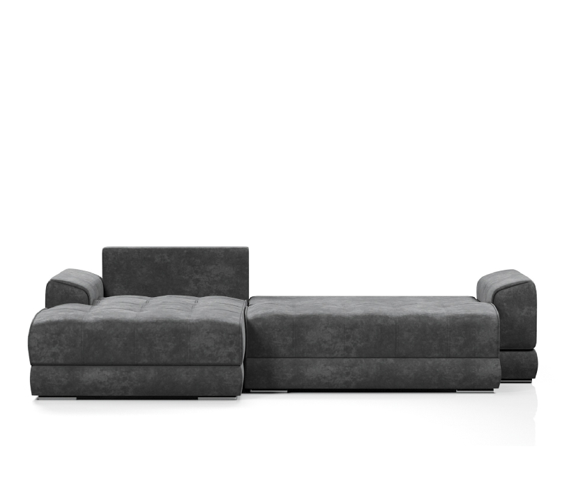 Диваны угловые в гостиную, Диван-кровать угловой еврокнижка Модерн Nordkisa,велюр