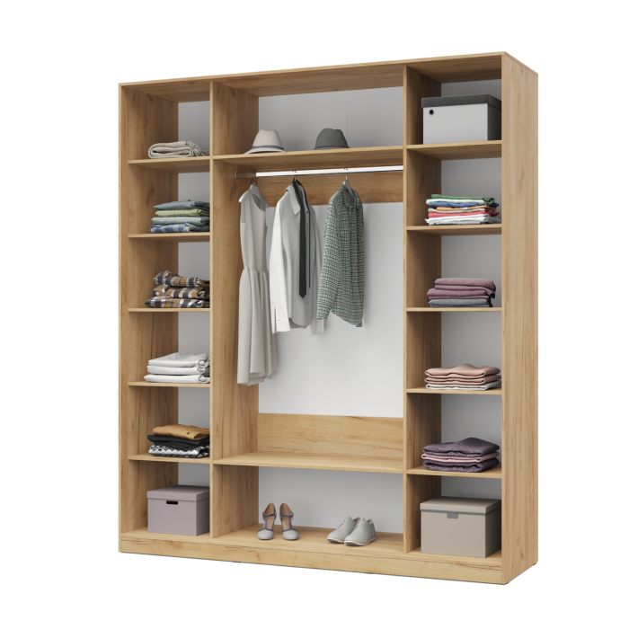 Шкафы-купе 3-х дверные, Шкаф-купе 3-дв  Роланд Р201  (в2360*ш2000*г590)