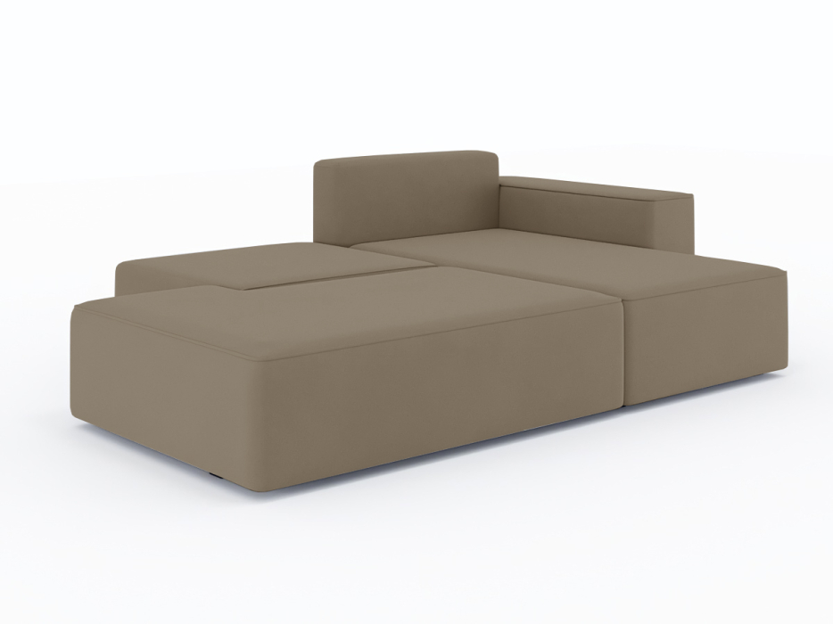 Диваны угловые в гостиную, Диван-кровать угловой Кензо еврокнижка, велюр