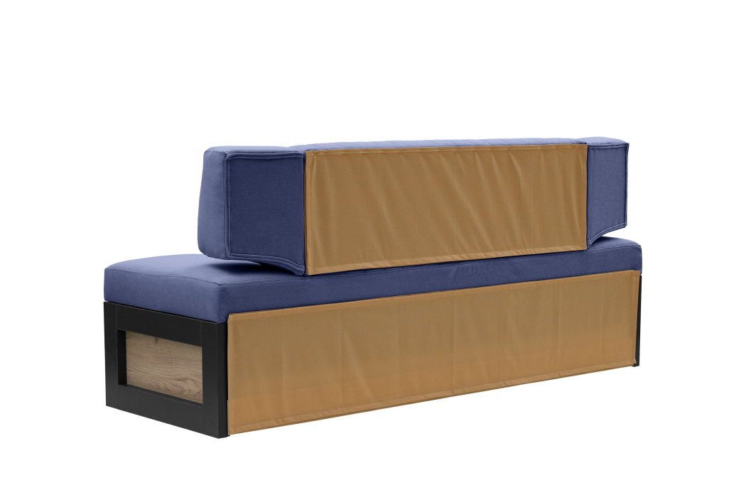 Диваны прямые кухонные, Прямой кухонный диван Парус 188 Дуб крафт серый