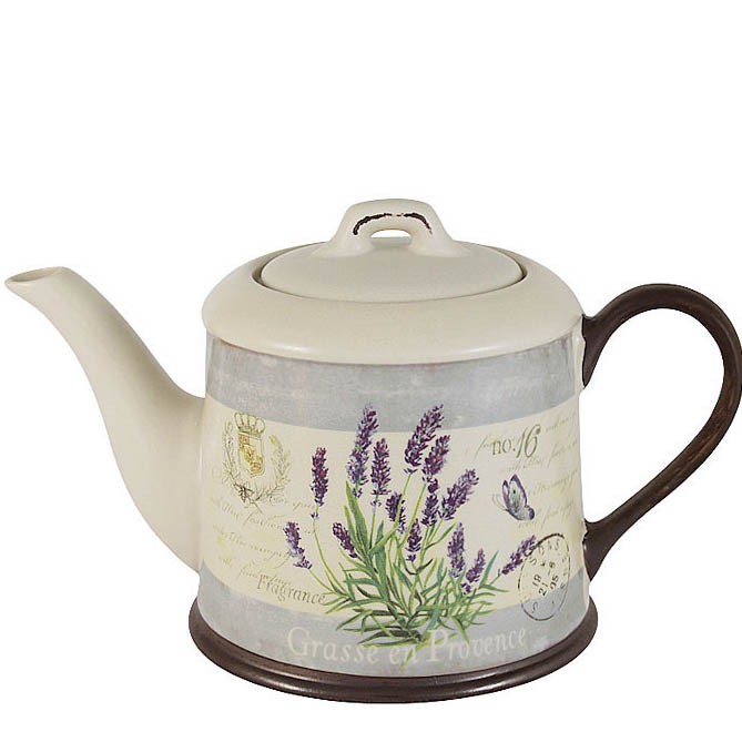 Чайник заварочный керамический Лаванда 1 л Anna Lafarg LF Ceramics арт ...