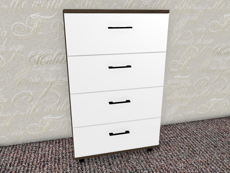 Комоды, Модульная система Грейс Комод КМ-5012  Гикори Джексон Темный