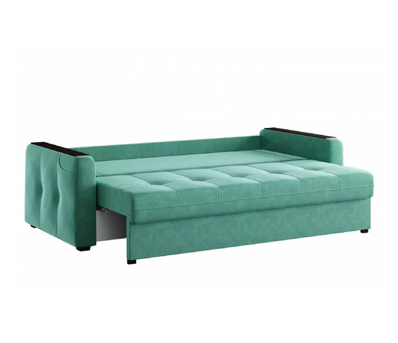 Диваны с ящиком для белья, Диван-кровать прямой Smart 3 Велюр