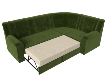 Угловой диван Карелия правый, микровельвет