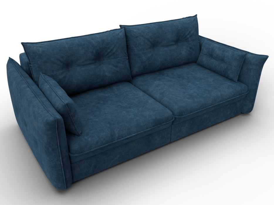 Диваны еврокнижки, Диван прямой Лига-100 НПБ, велюр BRUT