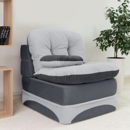 Бескаркасное кресло-кровать Клиффорд 900*950мм  велюр