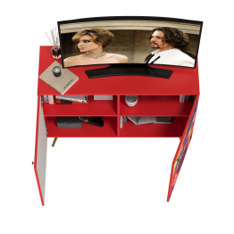 Комод-тумба Кармин 16.230.03, фасады с рисунком Бразильские домики