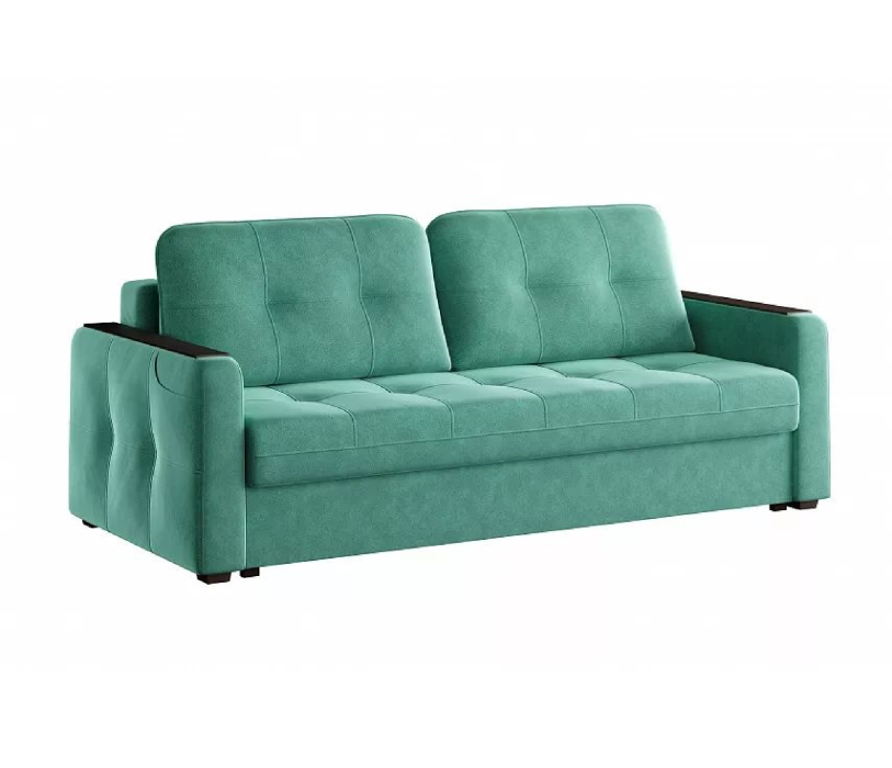 Диваны с ящиком для белья, Диван-кровать прямой Smart 3 Велюр