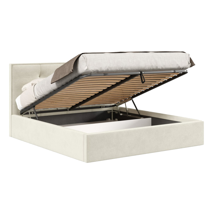 Мягкая кровать, Кровать с подъёмным механизмом 1600 Римини