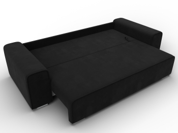 Прямой диван Лига-029, микровельвет